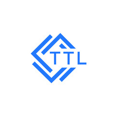 TTL technology letter logo design on white  background. TTL creative initials technology letter logo concept. TTL technology letter design.