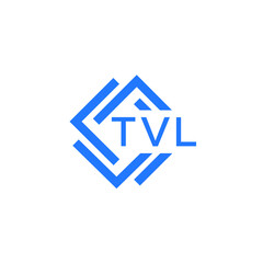 TVL technology letter logo design on white  background. TVL creative initials technology letter logo concept. TVL technology letter design.
