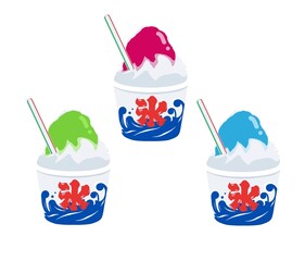 かき氷　いろいろ