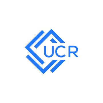 UCR technology letter logo design on white  background. UCR creative initials technology letter logo concept. UCR technology letter design.