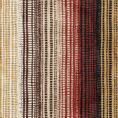 Rug seamless texture with stripes pattern, fabric, grunge background, boho style pattern, 3d illustration - 506772023