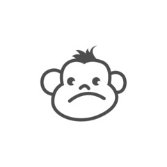 Menkey logo icon illustration