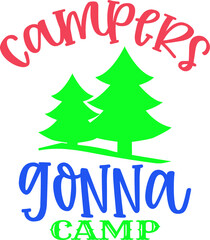 camping t shirt and svg design