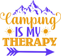 camping t shirt and svg design
