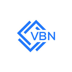 Obraz premium VBN technology letter logo design on white background. VBN creative initials technology letter logo concept. VBN technology letter design.