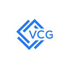 VCG technology letter logo design on white  background. VCG creative initials technology letter logo concept. VCG technology letter design.