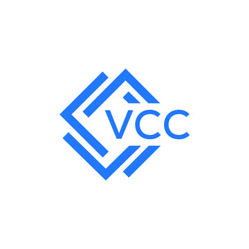VCC technology letter logo design on white  background. VCC creative initials technology letter logo concept. VCC technology letter design.