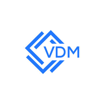 VDM technology letter logo design on white  background. VDM creative initials technology letter logo concept. VDM technology letter design.