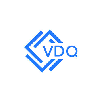 VDQ technology letter logo design on white  background. VDQ creative initials technology letter logo concept. VDQ technology letter design.