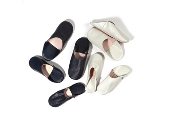 pair of shoes isolated on white