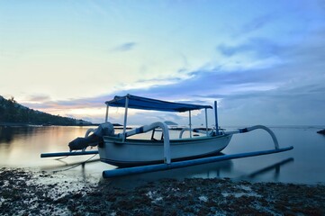 boats on the lake