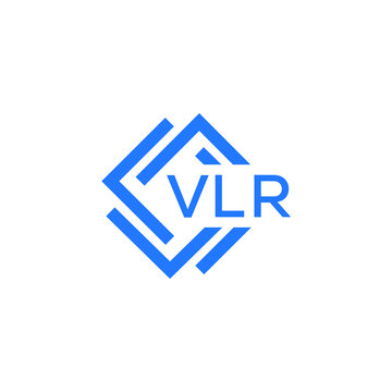 VLR technology letter logo design on white  background. VLR creative initials technology letter logo concept. VLR technology letter design.
