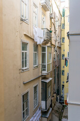 Fototapeta na wymiar Old street in Lisbon downtown.