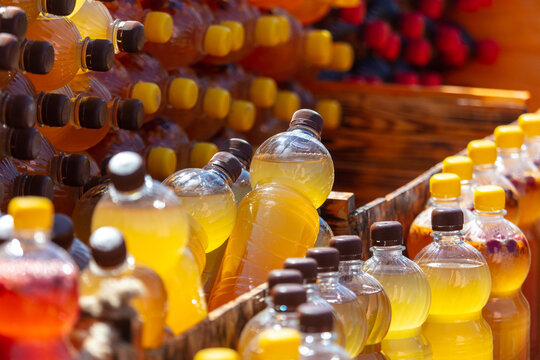 Mead In Plastic Bottles. Alcohol