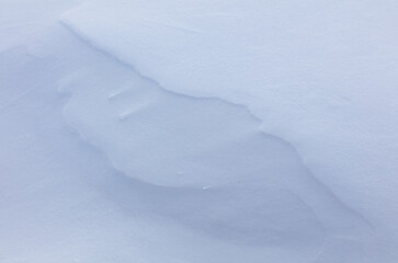 Snowy crust as an abstract background.