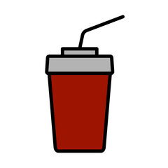 Cinema Soda Drink Icon