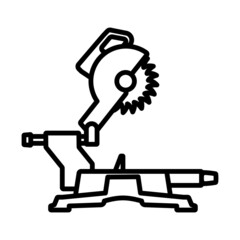 Circular End Saw Icon