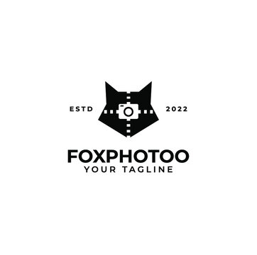 Fox Studio Photo & Video Premium Logo Vector