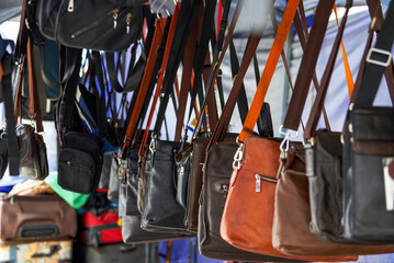 Various shoulder and messenger bags on the market