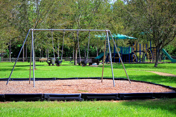 playground in a natural park