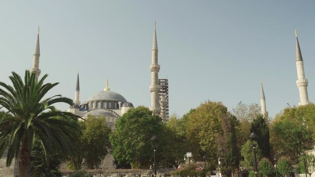 The Sultan Ahmed Mosque (the Blue Mosque) in Istanbul, Turkey
