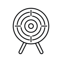 Shooting target icon design. vector illustration
