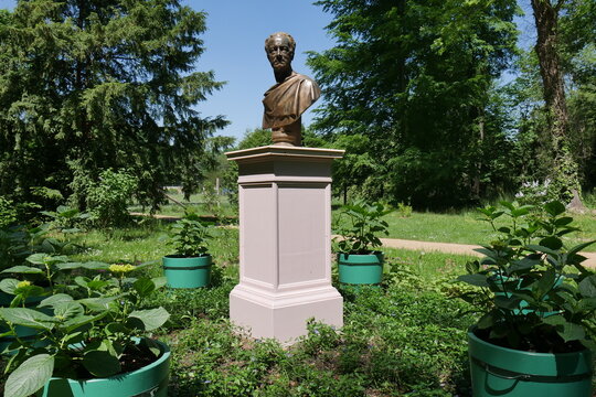 Im Branitzer Schlosspark von F&uuml;rst P&uuml;ckler