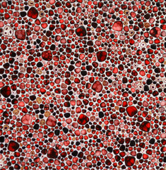 Red pebble stones background