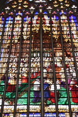 Vitraux de la cath&eacute;drale de Malines. Belgique