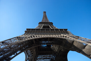 Eiffel Tower from Low Angle