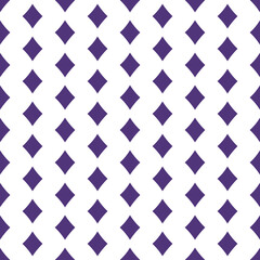 Purple small rhombuses seamless pattern with white background.