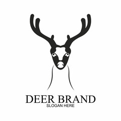 Deer vector icon illustration design