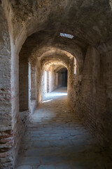 Fototapeta na wymiar Archaeological complex, Roman ruins of Itálica (Santiponce, Seville)