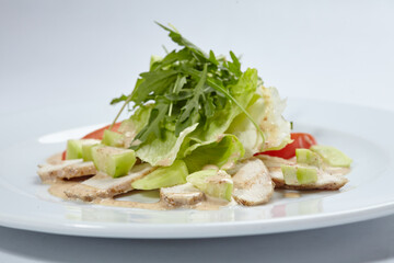 salad with chicken