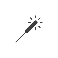 Sparkler vector icon