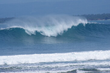 Coastline near Ujung Bocur, Krui, Indonesia