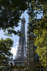 view of the eiffel tower