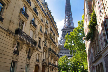 view of the eiffel tower