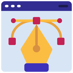 Vector Website Design Icon
