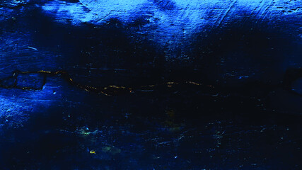 Blue grunge background, Scary Old Cement Wall, Horror and Halloween Concept