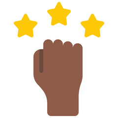 Obraz premium Motivation Hand Icon