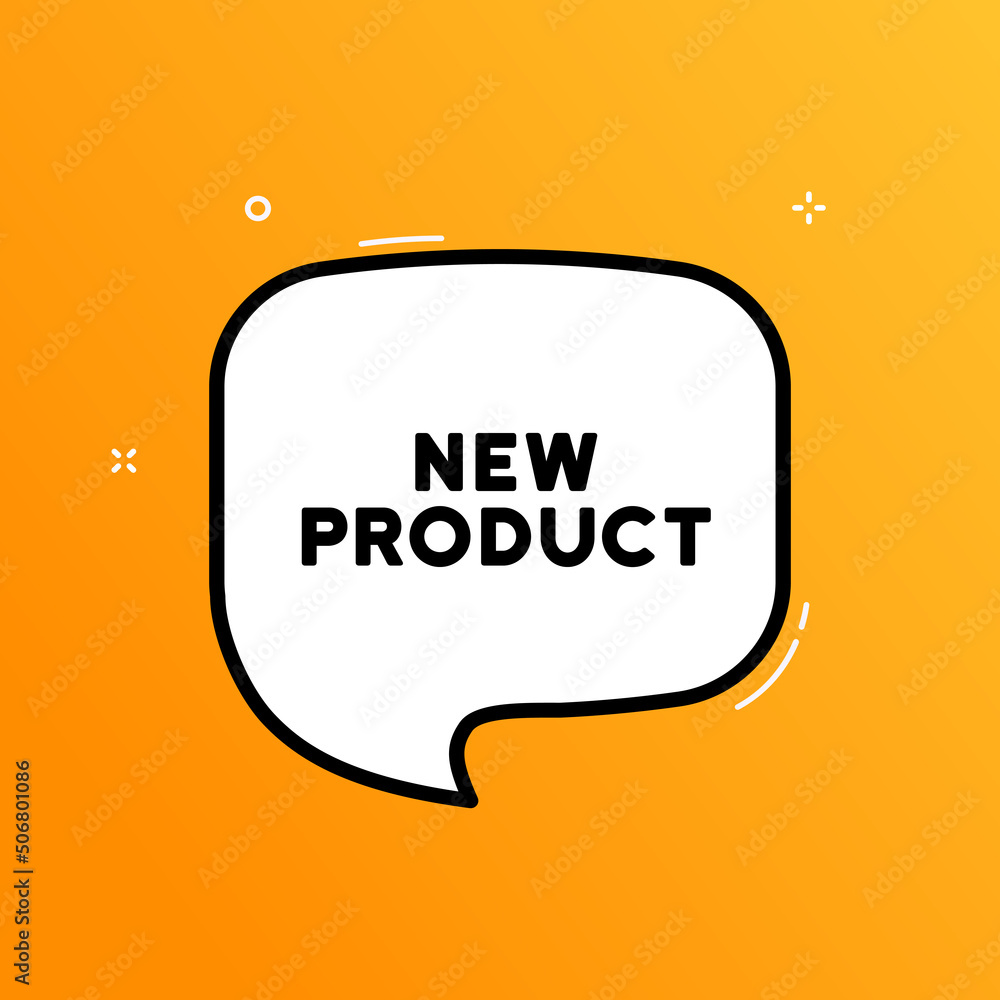 Poster speech bubble with new product text. boom retro comic style. pop art style. vector line icon for bus