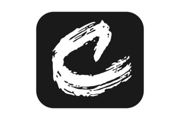 C letter vector sign