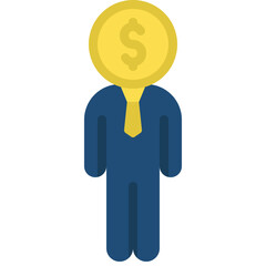 Financial Person Icon