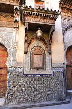 Window of a Building in Fez, Morocco
