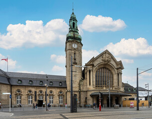 Fototapeta na wymiar Luxembourg city railway station