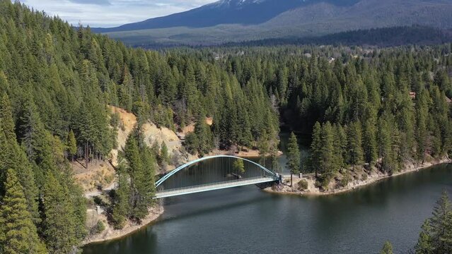 Lake Siskiyou Bridge Aerial