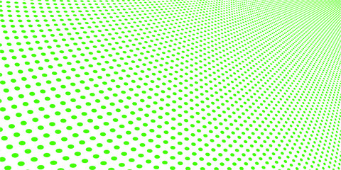 Green dot wave background