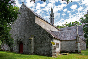 Fototapeta na wymiar Bénodet. Chapelle Sainte-Brigitte de Perguet. Finistère. Bretagne 