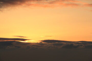 	瀬戸内海の日の出と雲海